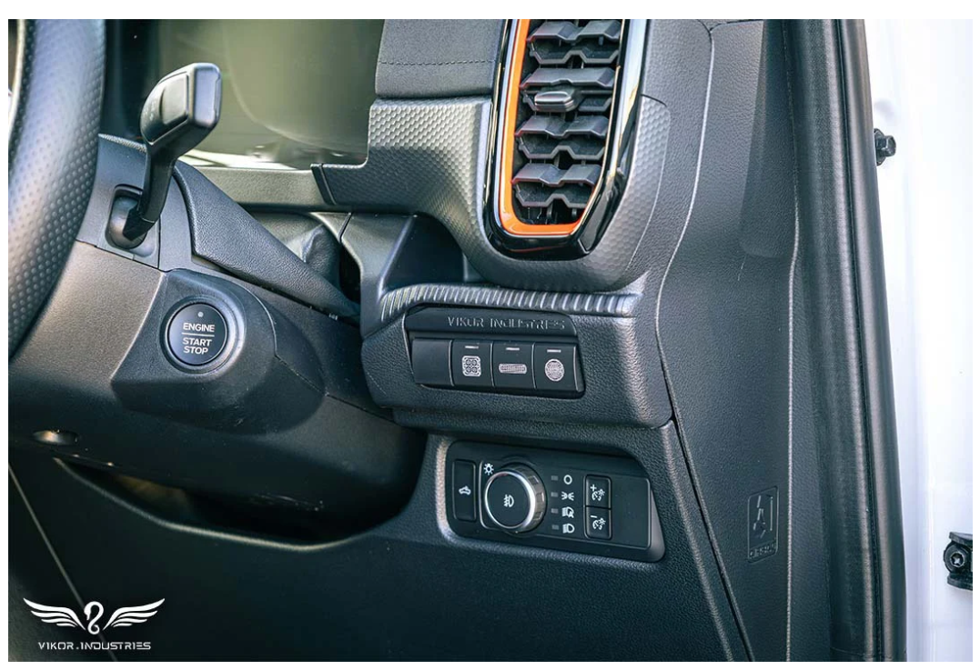 Switch Panel to suit Next Gen Ford Ranger/Raptor/Everest (SP004)