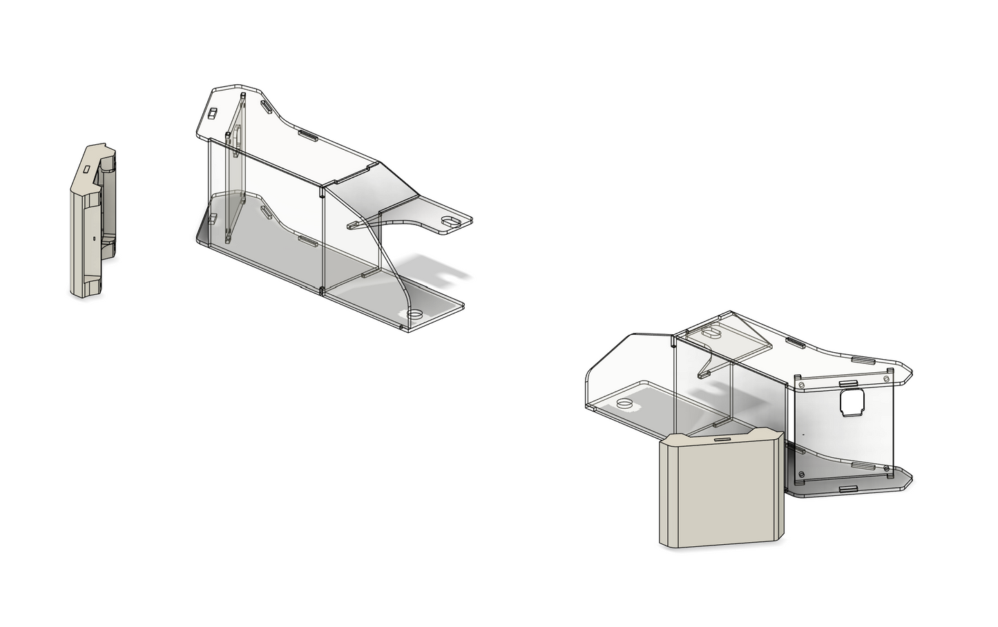 REFIT Blind Spot/Cross Traffic Remount Plastic Mounts Only (BSB041P)